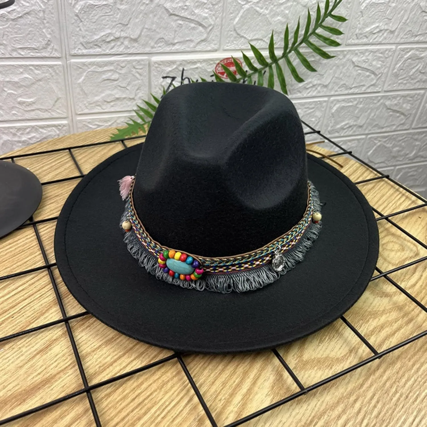 1920S Men Fedora Hat Cap for Men Panama Hat Jazz Cap for 1920S Mens Classic Costume Accessories