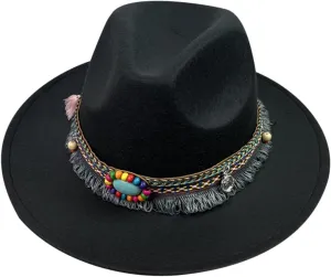 1920S Men Fedora Hat Cap for Men Panama Hat Jazz Cap for 1920S Mens Classic Costume Accessories