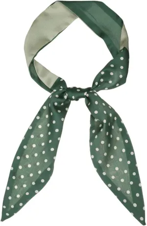 Allegra K Chic Polka Dots Women Neckerchief Skinny Scarves Hair Band Ribbon for Bag Accessory