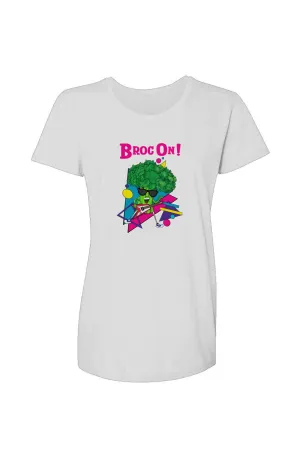 Broc On! Women's Retro Graphic Tee