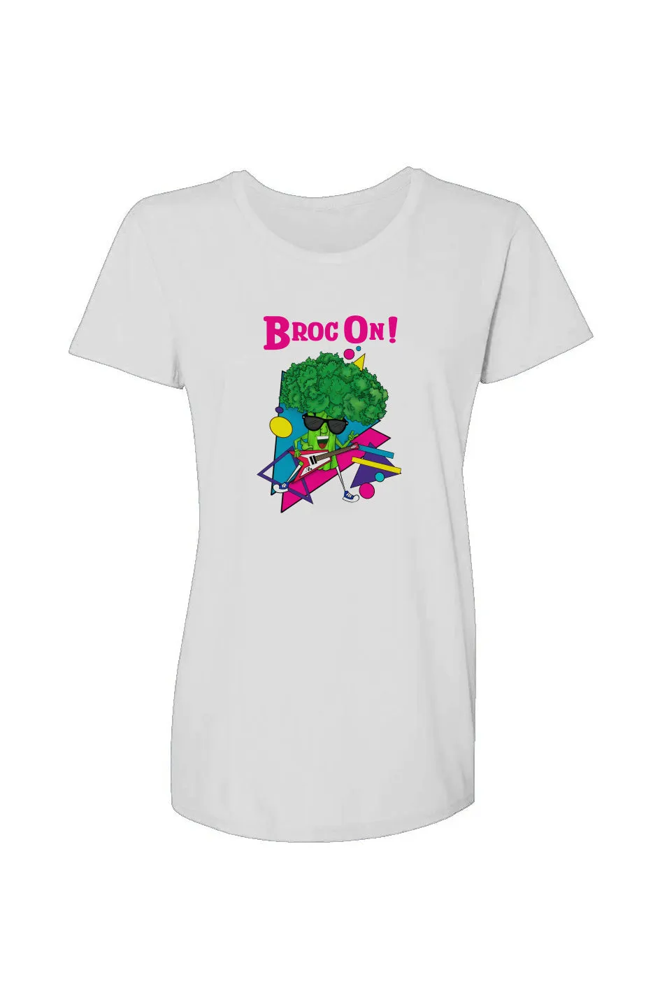 Broc On! Women's Retro Graphic Tee