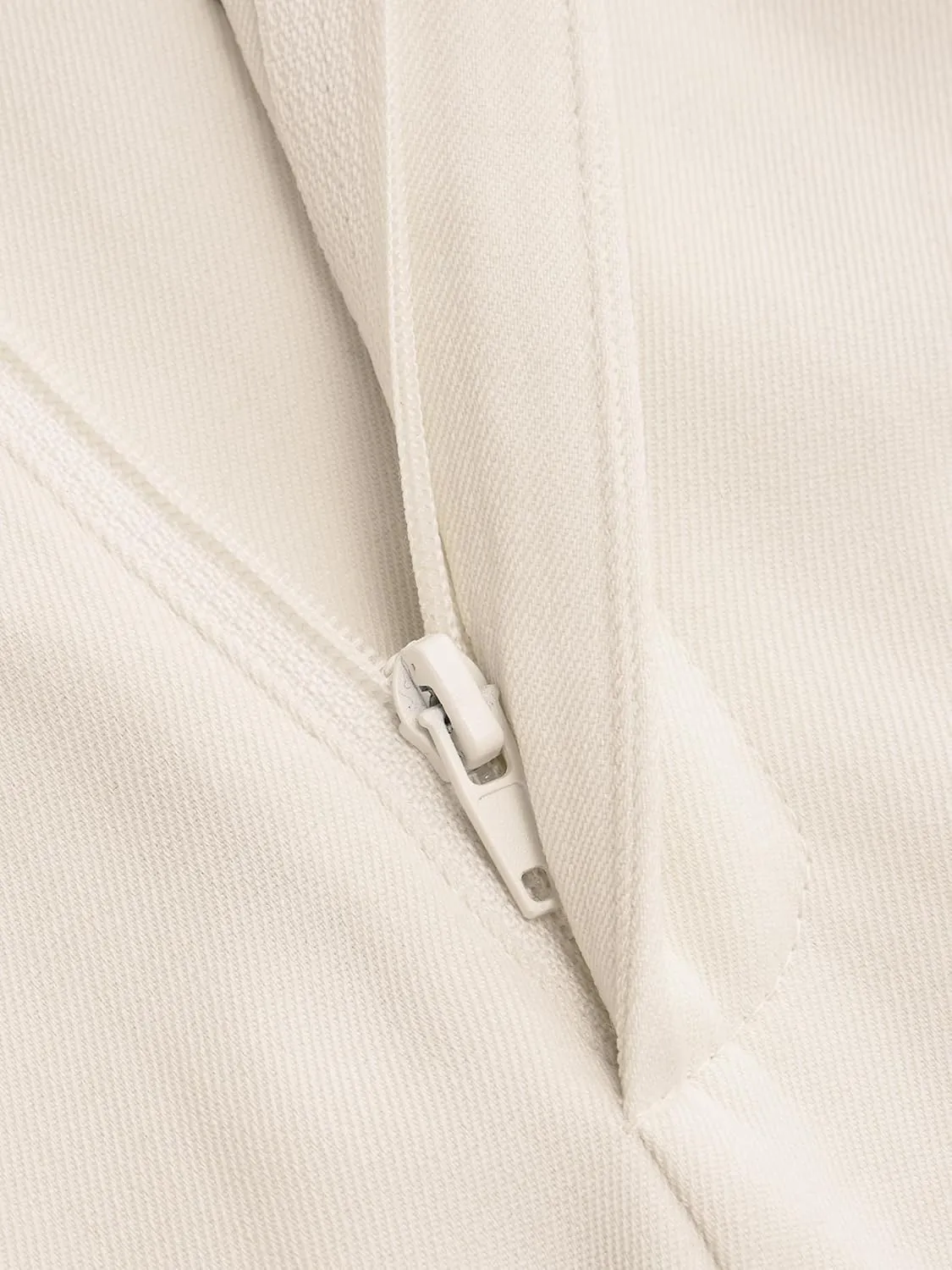 CIDER High Waist Solid Tapered Trousers with Belt