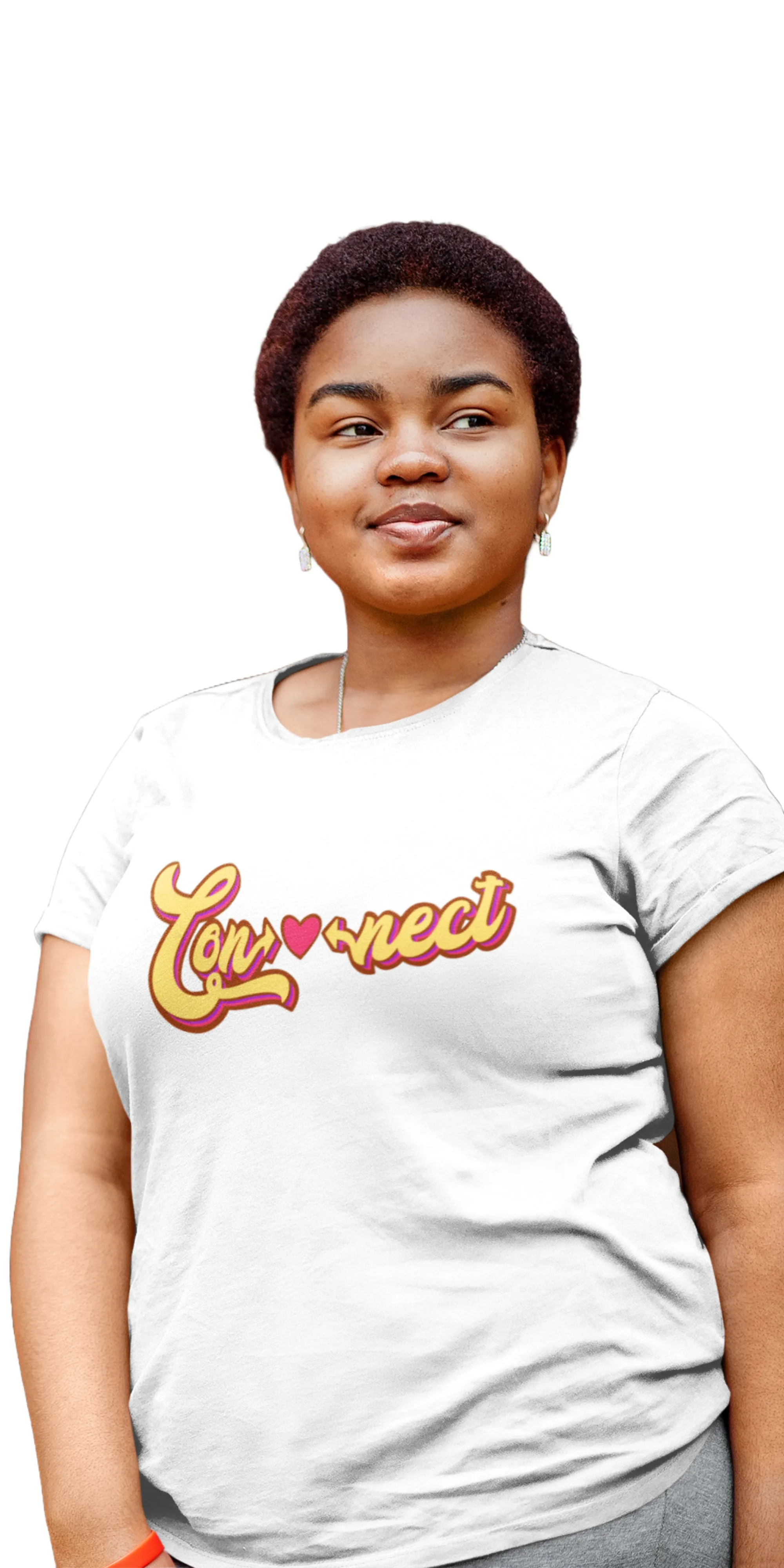 Connect Hearts Vintage Women's Graphic Tee