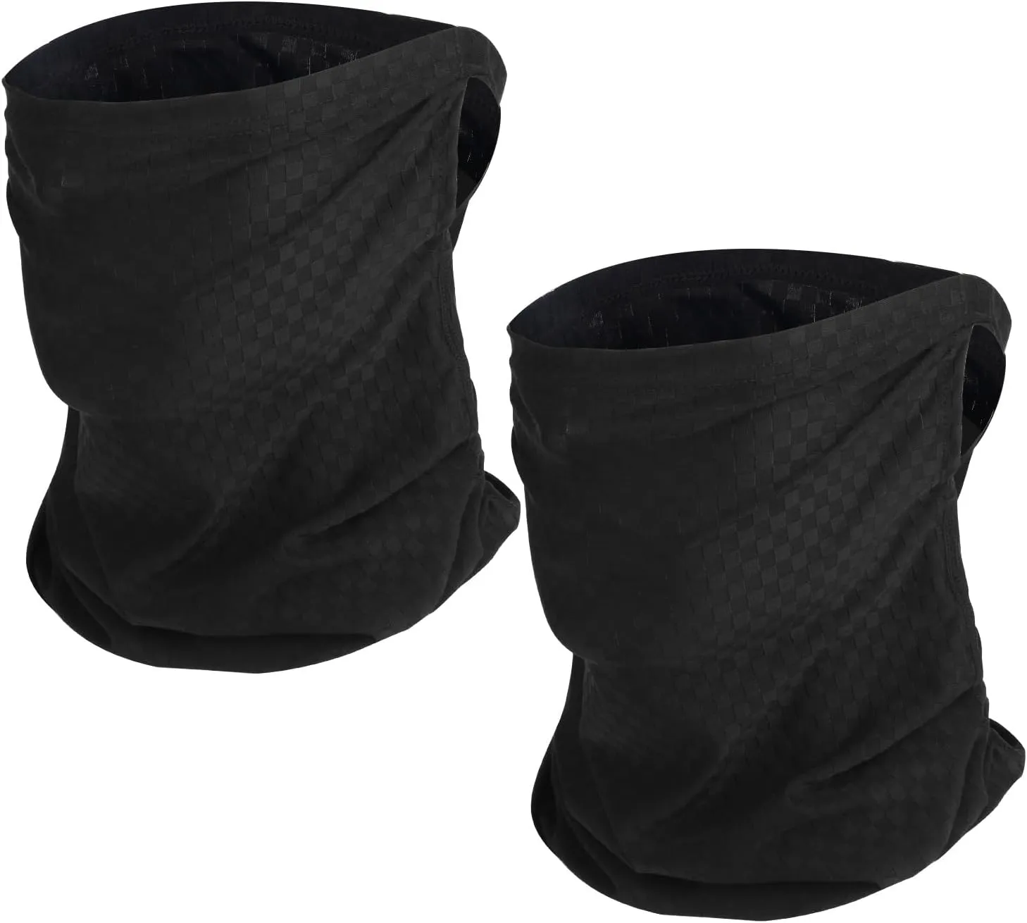 Cooling Neck Gaiter for Men & Women  Half Face Scarf, UV Protection Face Mask, Black Summer Gaiters