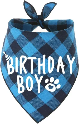 Dog Birthday Bandana Boy