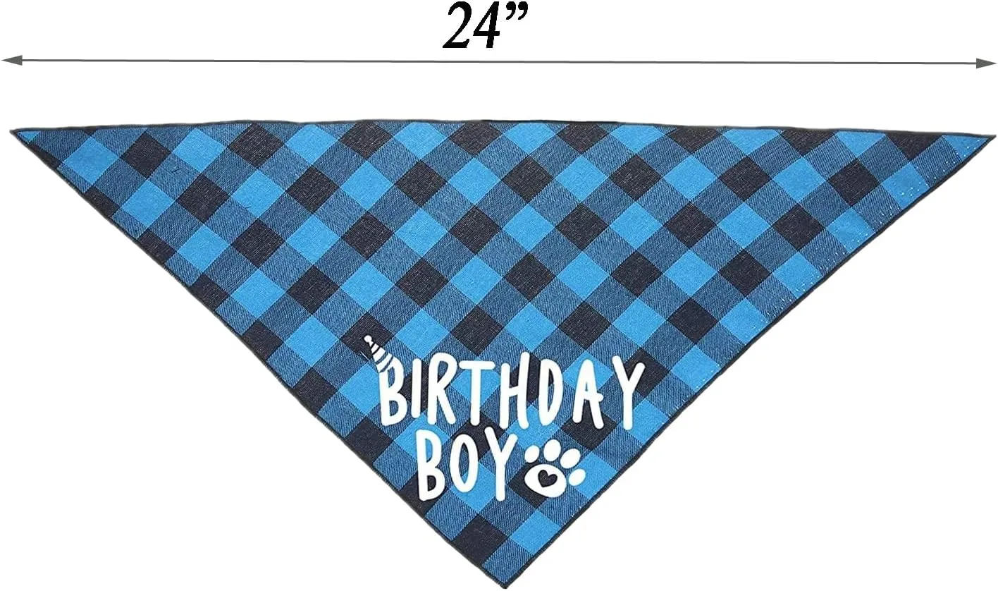 Dog Birthday Bandana Boy