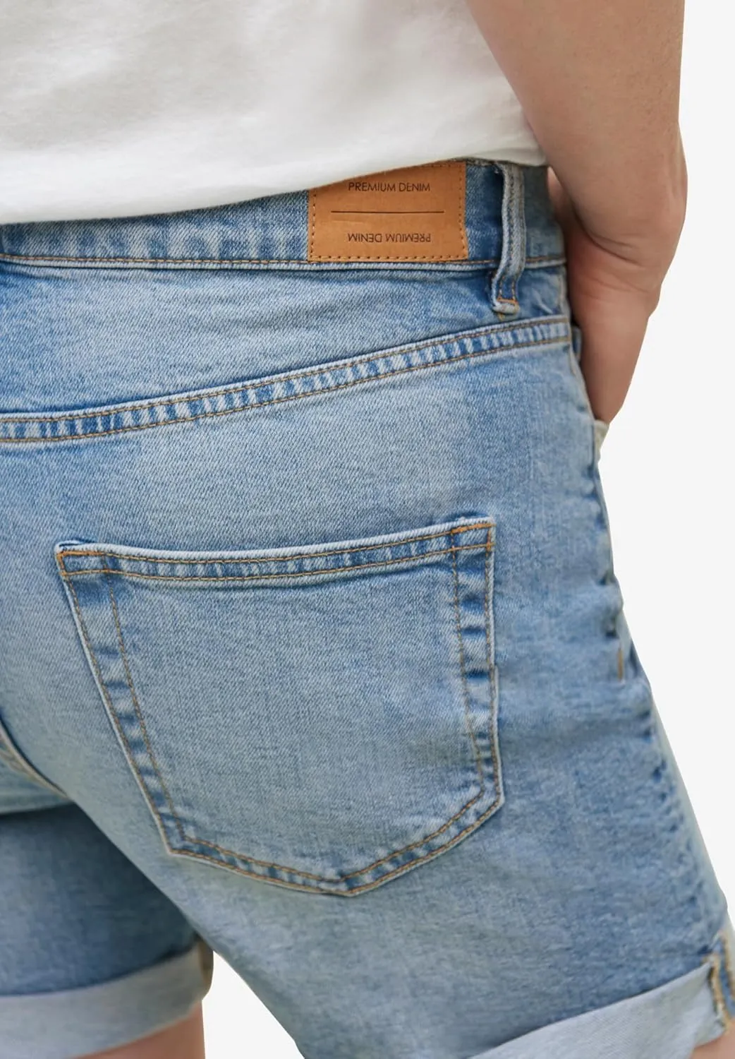 ellos Plus Size Denim Boyfriend Shorts