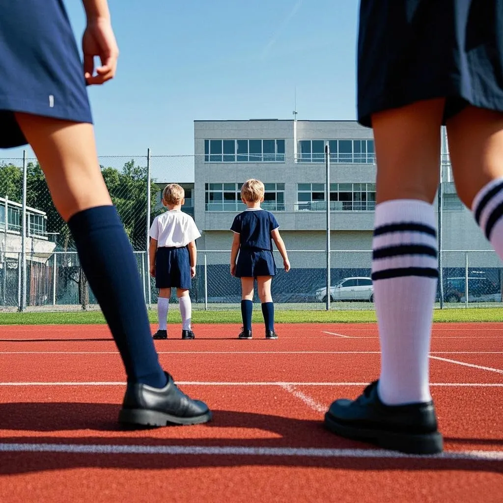 ENBAOHUI 3 Pairs Toddler Soccer Socks - Kids Boys Girls Knee Socks