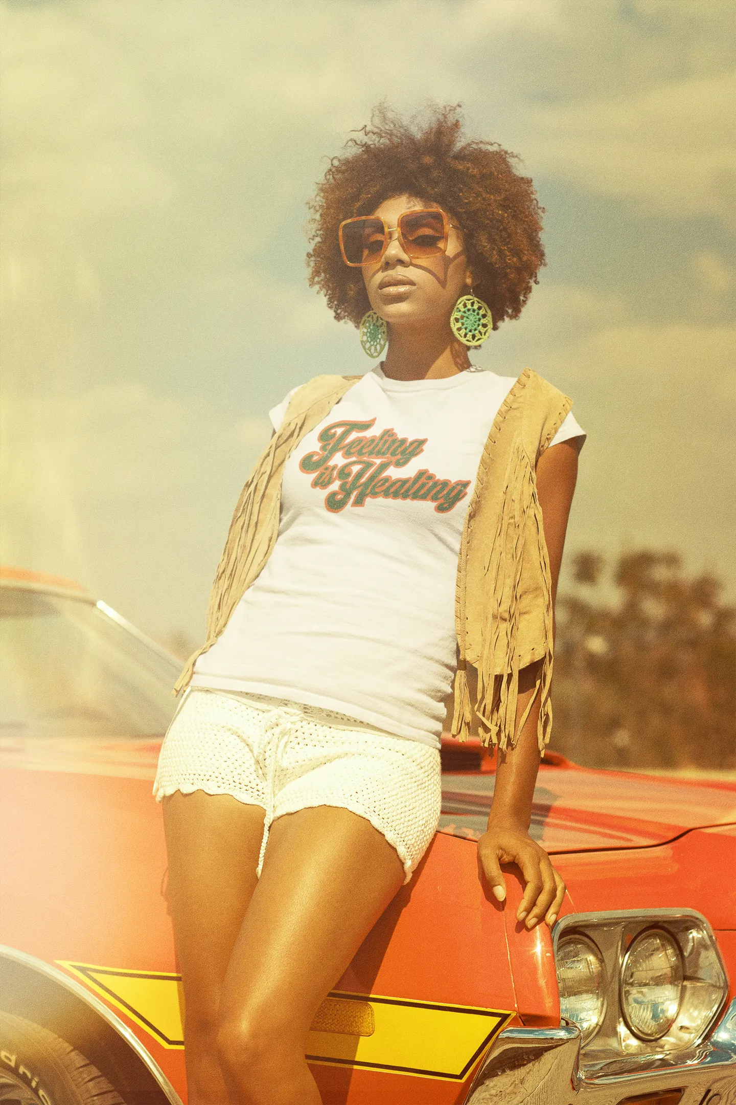 Feeling Is Healing Women's Vintage Style Tee