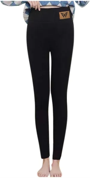 Fleece Lined Leggings for Women Thermal Tights High Waisted Soft Warm Sherpa Lined Lounge Winter Yoga Pants