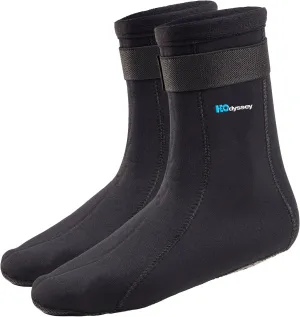 H2ODYSSEY 3mm Neoprene Sock - Extra High Ankle & Traction Sole