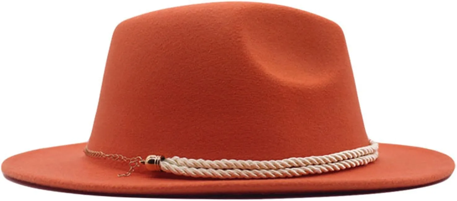 Hat Fedora Classic Wide Belt Floppy Wool Womens Hat Panama Buckle Baseball Caps Men's Low Profile Hat Trucker Hat