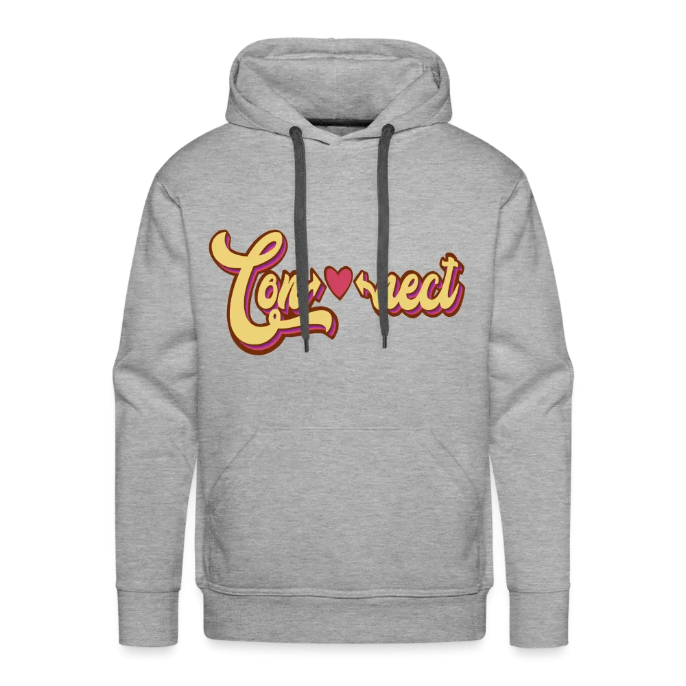 Heartfelt Connection Grey Unisex Hoodie