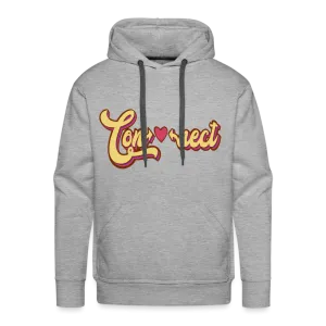 Heartfelt Connection Grey Unisex Hoodie