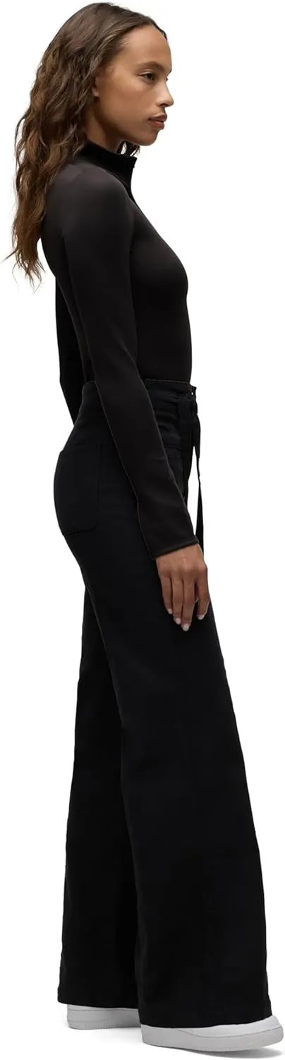 HUDSON Women's Tie Waist Wide Leg Trouser