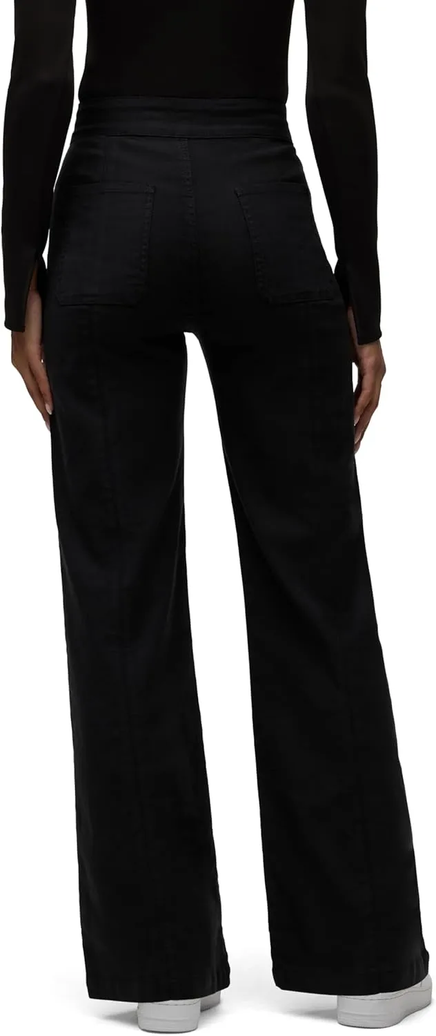 HUDSON Women's Tie Waist Wide Leg Trouser