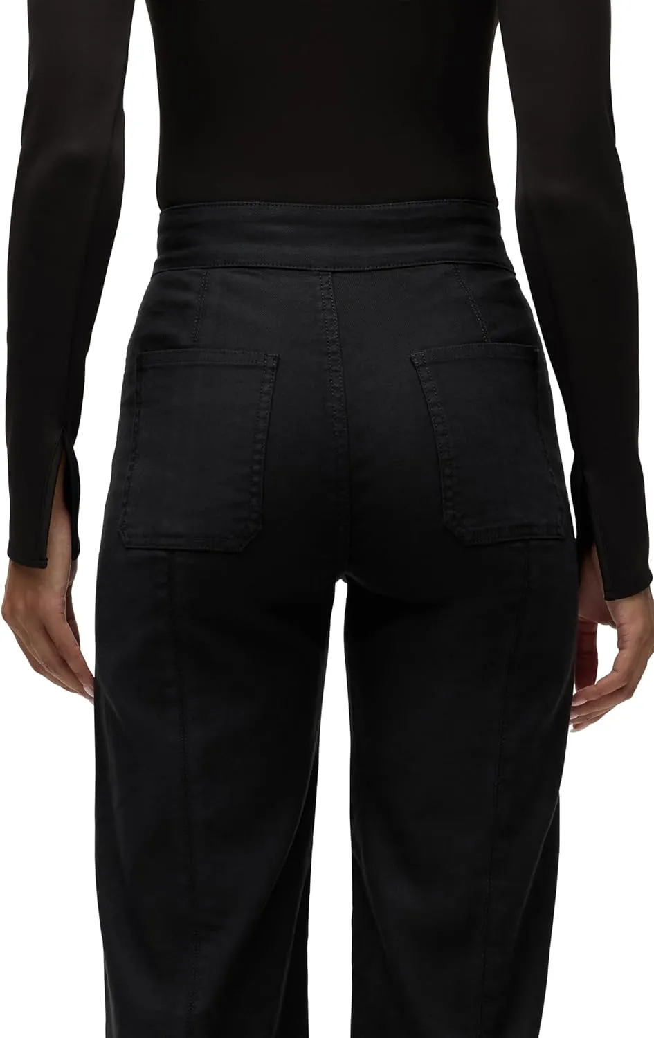 HUDSON Women's Tie Waist Wide Leg Trouser