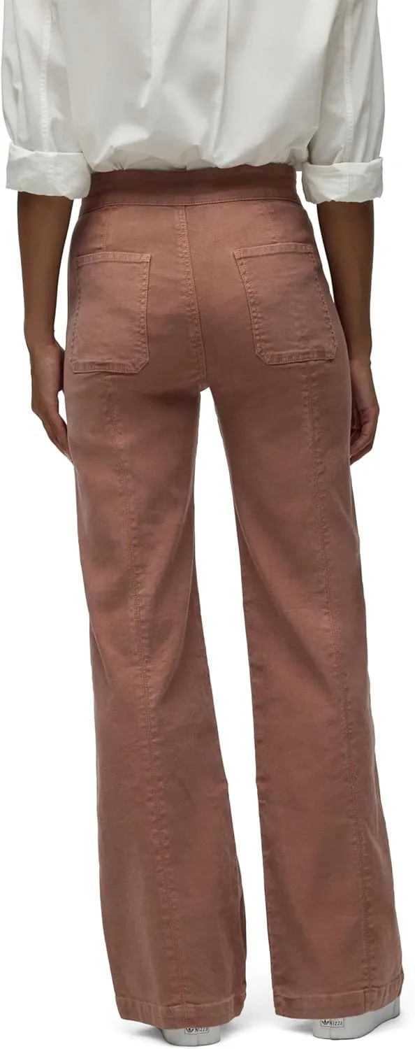 HUDSON Women's Tie Waist Wide Leg Trouser