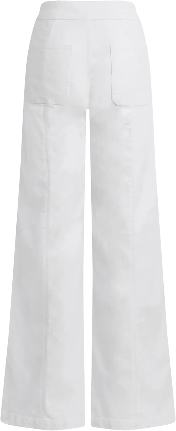HUDSON Women's Tie Waist Wide Leg Trouser