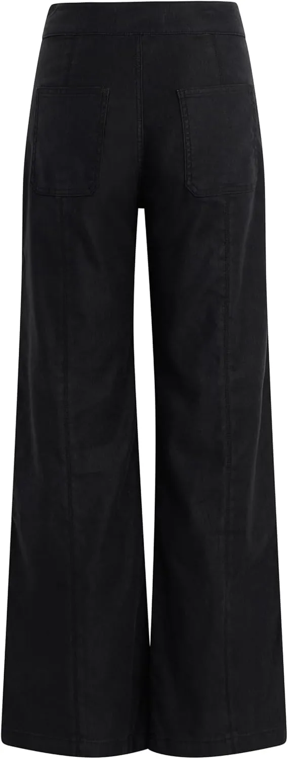 HUDSON Women's Tie Waist Wide Leg Trouser