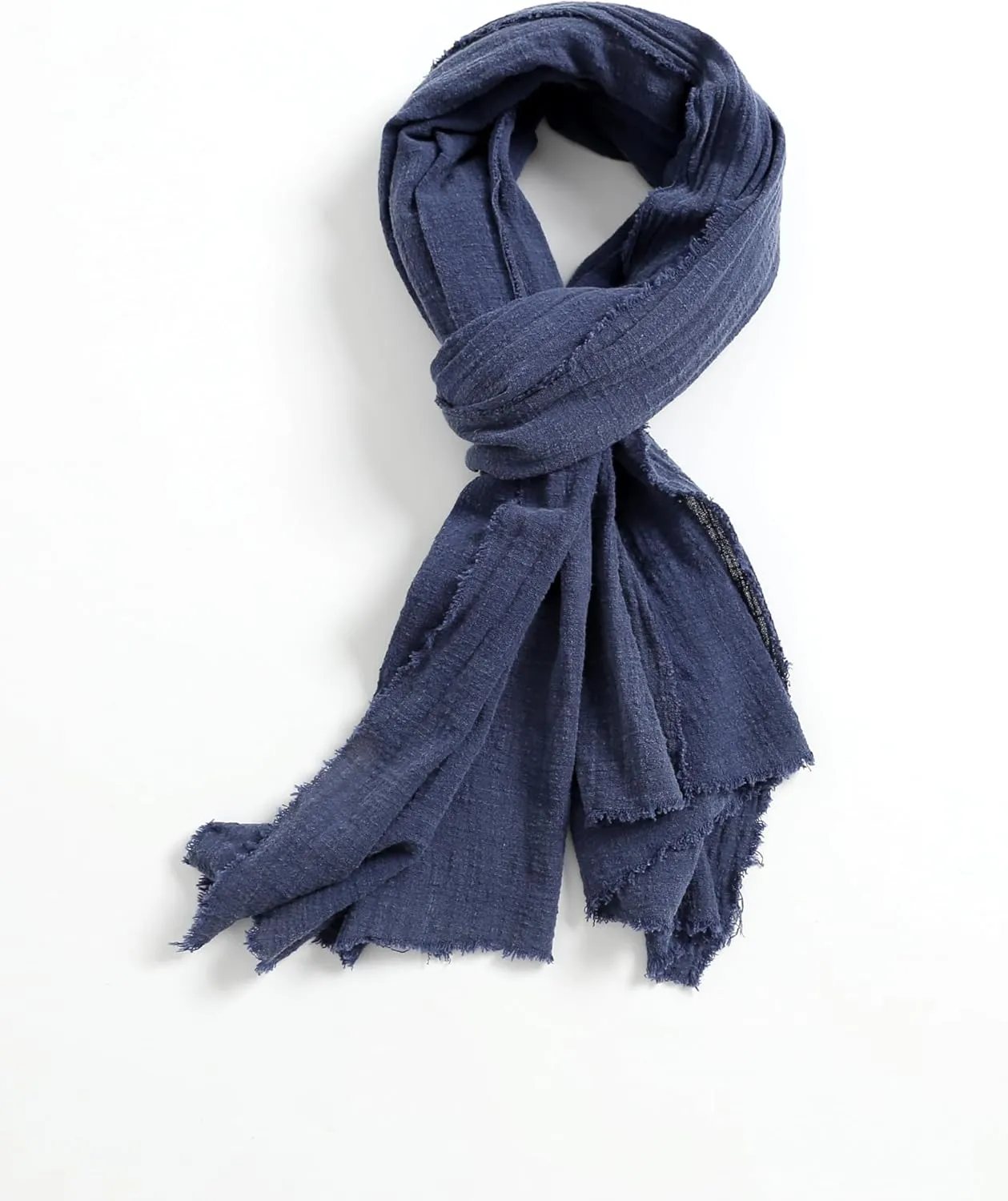 Jeelow Cotton Or Linen Scarf Lightweight Light Shawl Wrap For Men & Women