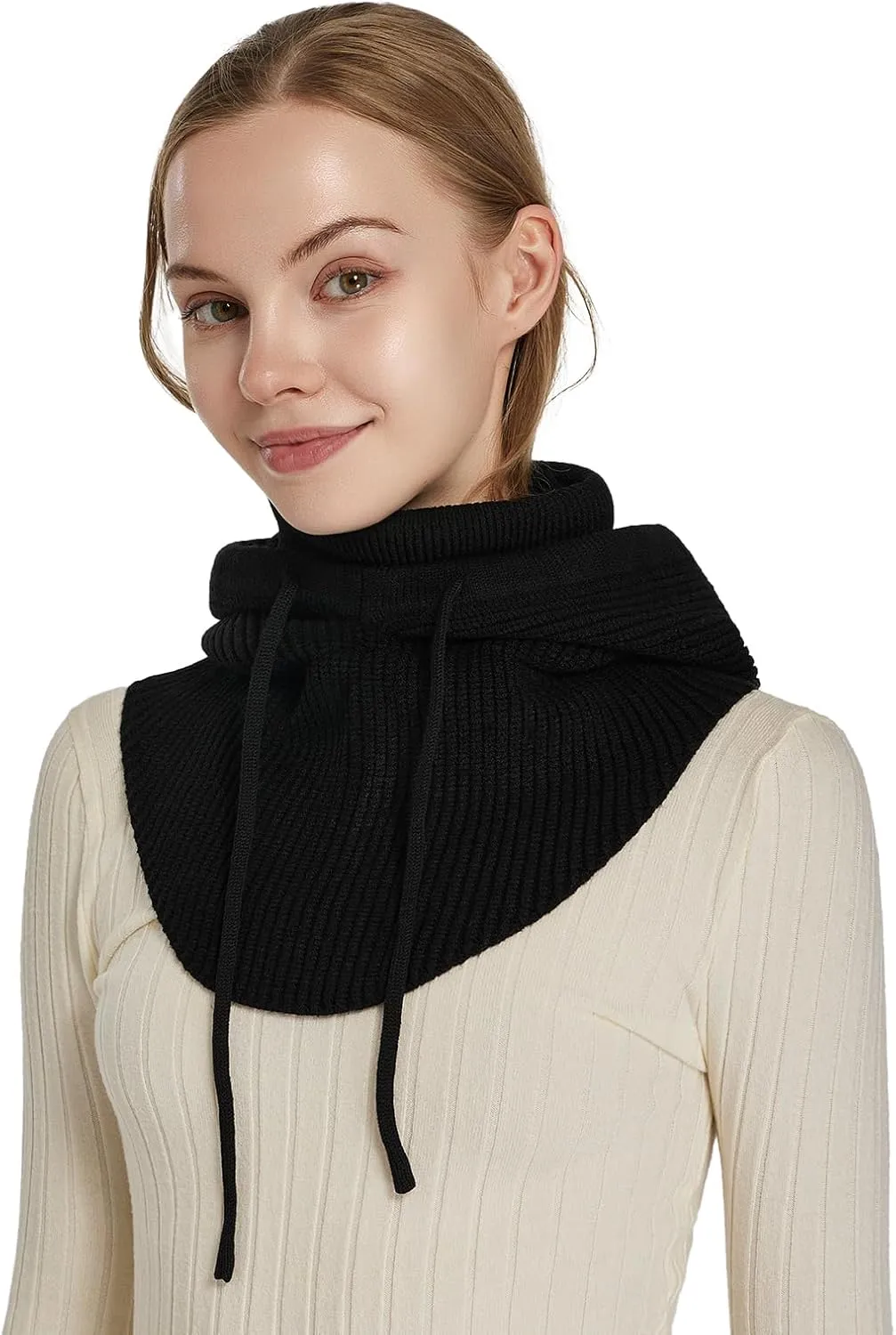 Knit Balaclava Women Winter Hats for Women Winter Face Mask Ski Mask for Men and Women Warm Face Cover Neck Warmer