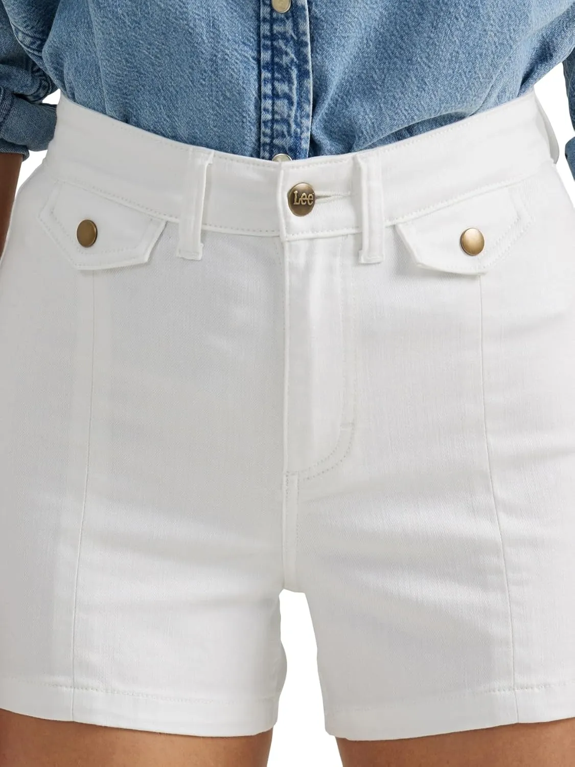Lee Women's Legendary Seamed Denim Short