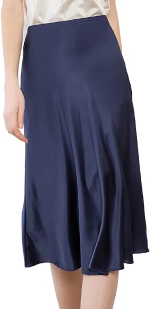 LEPTON 100% Mulberry Silk Women Skirt