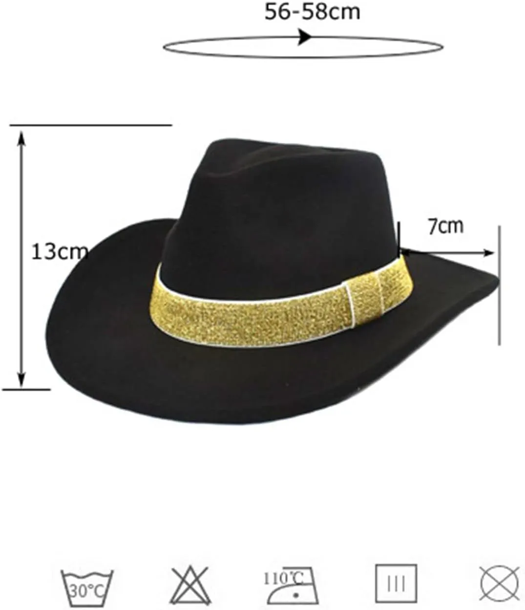 Men and Women Wholesales Wool Fedora Hats for Women Design Hat with Brim and Size Adjuster Hat Western Hat Bands for Men