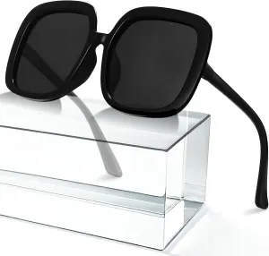 miyya Oversized Polarized Sunglasses Women, Trendy Retro Sun Glasses for Women 2025, Oversized Shades