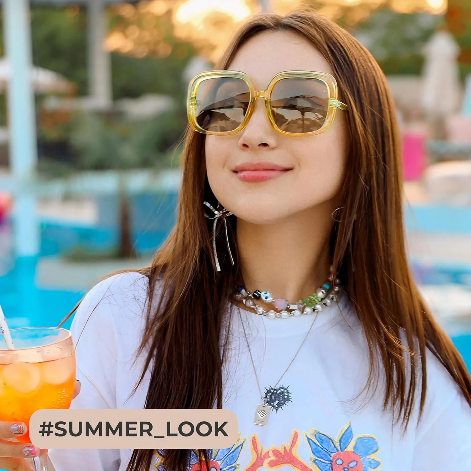 miyya Oversized Polarized Sunglasses Women, Trendy Retro Sun Glasses for Women 2025, Oversized Shades