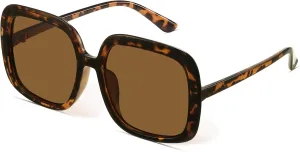 miyya Oversized Polarized Sunglasses Women, Trendy Retro Sun Glasses for Women 2025, Oversized Shades