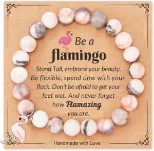"You're Flamazing Flamingo Bracelet Gifts For Women