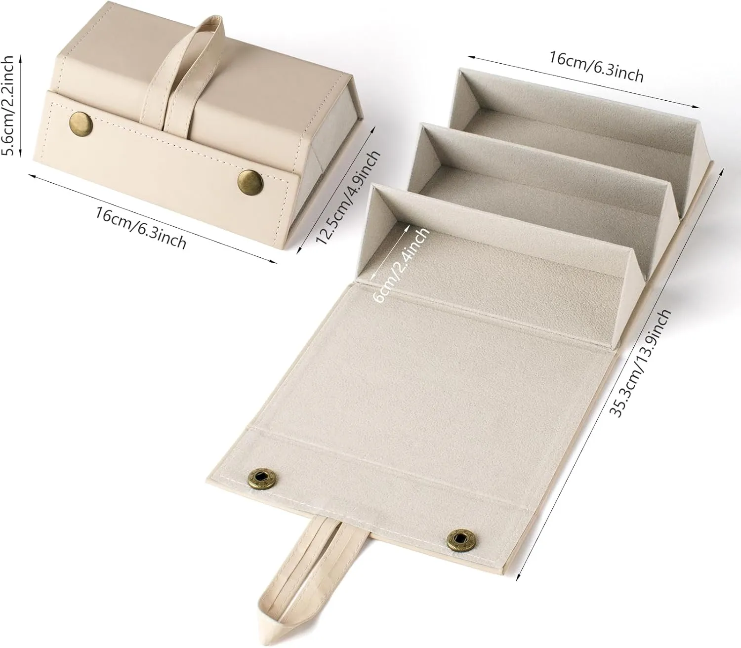 Sunglasses Travel Case,Foldable Eyeglasses Case, Portable Multiple Glasses Case for Women Men Girls