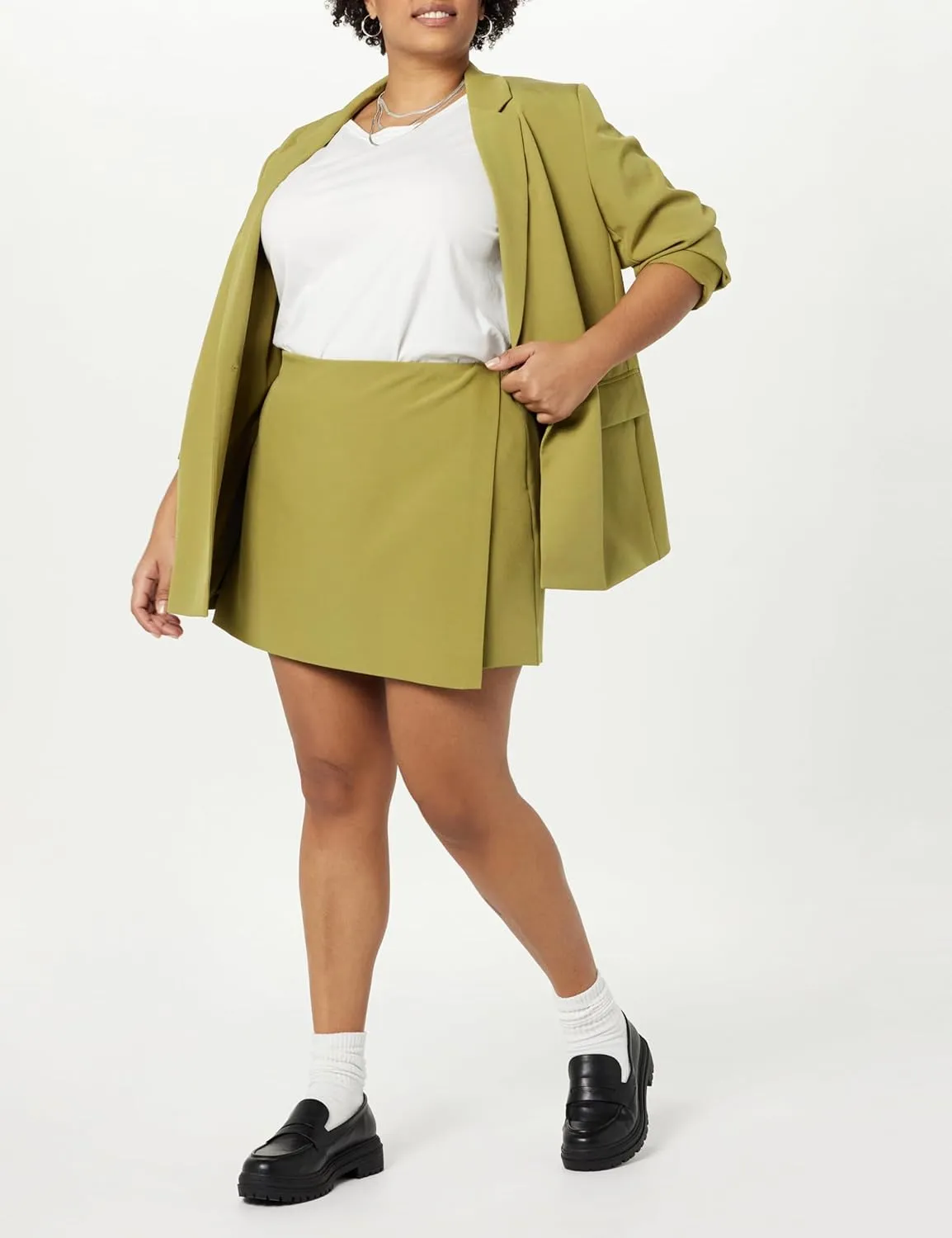 The Drop Women's Kamila A-line Mini Skort