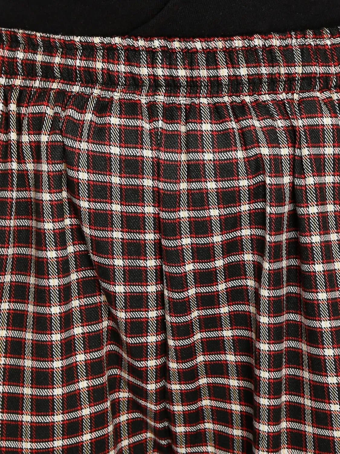 TNQ Women Winter Wear Checked Trouser || Woolen Trouser || Straight Fit Wollen Trouser with Pockets