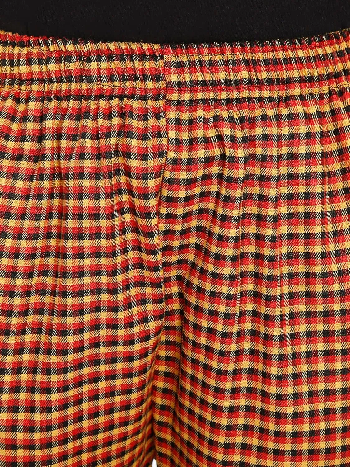 TNQ Women Winter Wear Checked Trouser || Woolen Trouser || Straight Fit Wollen Trouser with Pockets