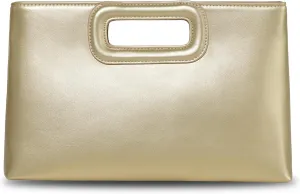 Top Handle Clutch Handbags for Women, Evening Handbag Shoulder Crossbody Purse with Gold Chain