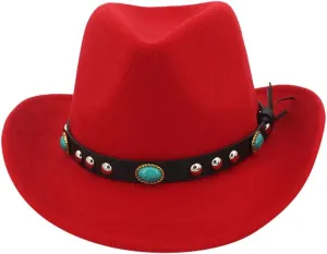 Wide Brim Fedora Hats for Women Men Suede Panama Rancher Hat Pork Pie Jazz Hat Men Fall Winter Panama Hat