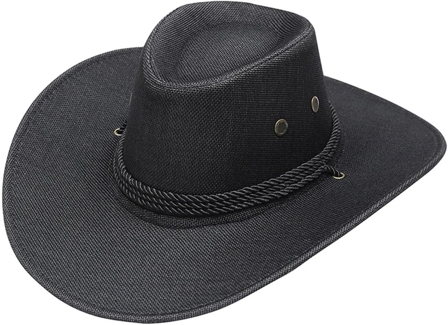 Women Western Cowboy Hat Classic Roll Up Felt Hat Vintage Cowgirl Wide Brim Fedoras Hat with Belt Buckle for Lovers
