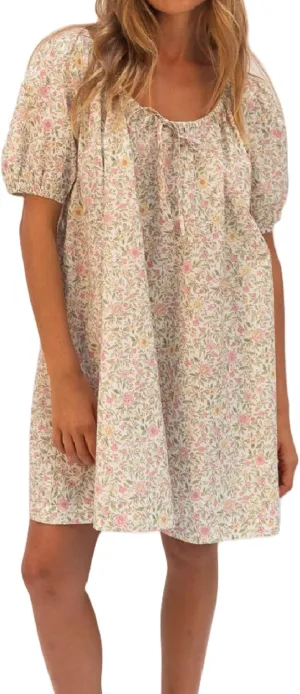 Women Y2k Babydoll Mini Dress Gingham Short Puff Sleeve Square Neck Dress Floral Fairy Loose Fit Sundresses
