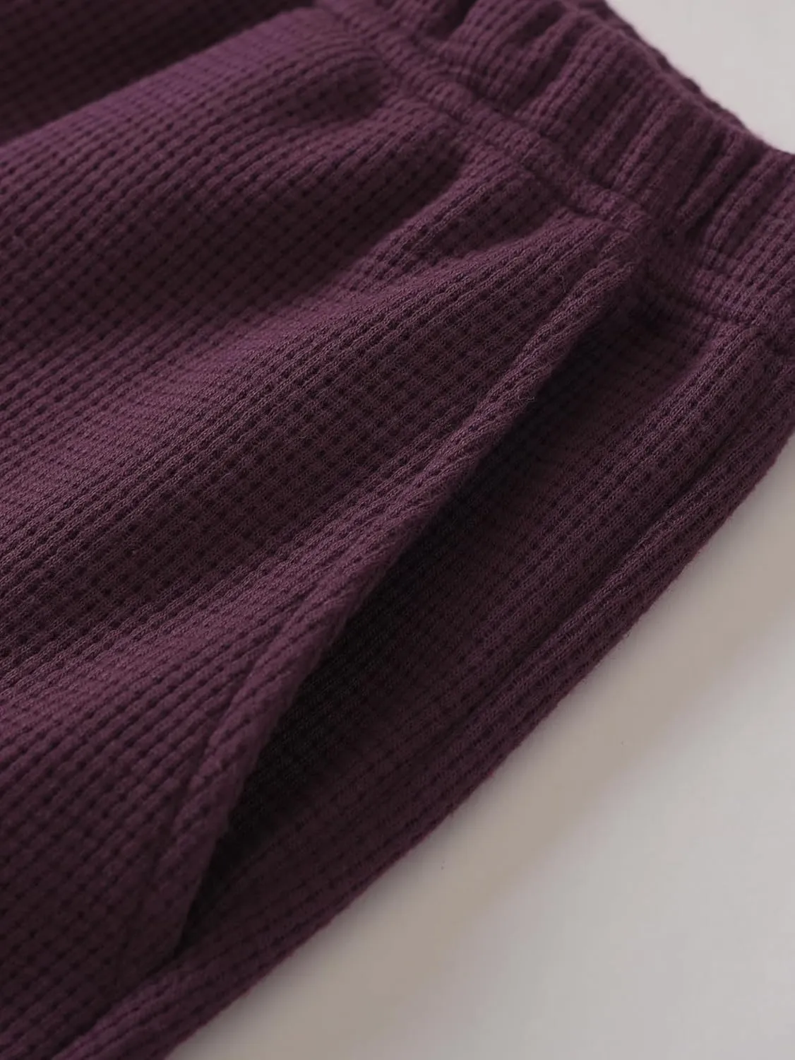 Women's Petite Length Lounge Pants Wide Leg with Pockets