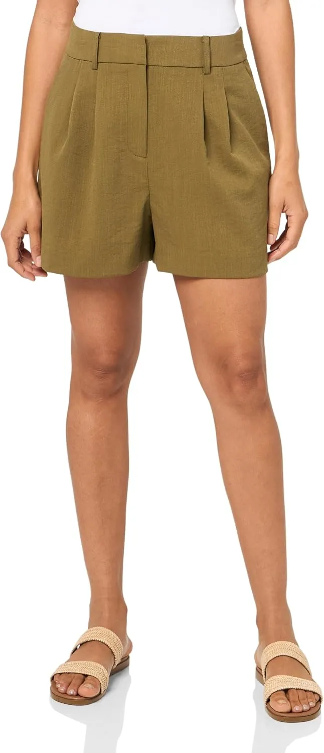 Women's Pleated Flowy Shorts